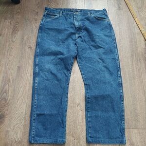 Wrangler Cowboy Jeans 38x26 Denim Faded Retro